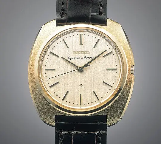 Reloj Seiko de cuarzo del año 1969