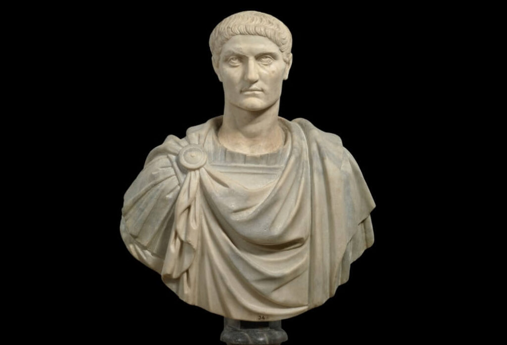 Busto del emperador romano Constantino el Grande